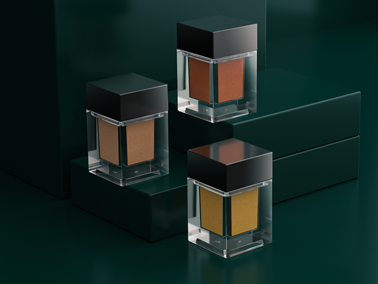 四方形透明眼霜/粉底分装瓶注塑 四方形透明眼霜/粉底分装瓶注塑