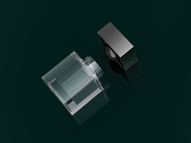 四方形透明眼霜/粉底分装瓶注塑 四方形透明眼霜/粉底分装瓶注塑