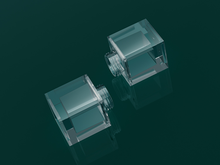 四方形透明眼霜/粉底分装瓶注塑 四方形透明眼霜/粉底分装瓶注塑