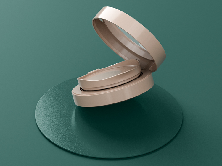 定制气垫空盒圆形BB霜空盒子 定制气垫空盒圆形BB霜空盒子