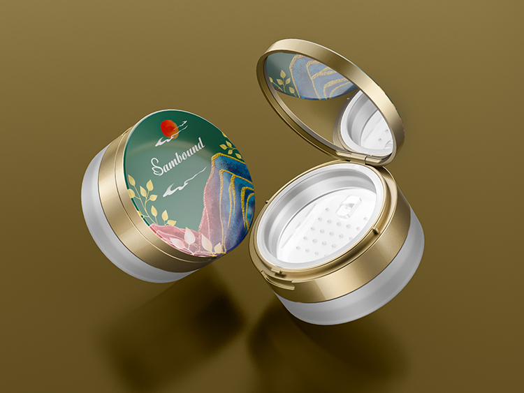 透明磨砂散粉罐容器注塑厂家 透明磨砂散粉罐容器注塑厂家