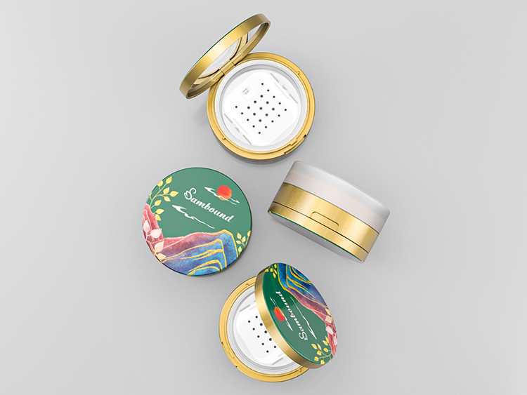 透明磨砂散粉罐容器注塑厂家 透明磨砂散粉罐容器注塑厂家