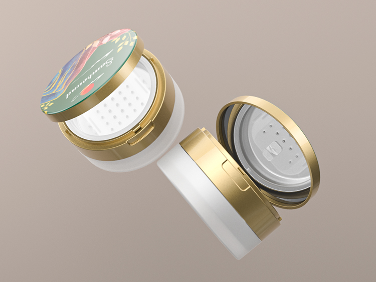 透明磨砂散粉罐容器注塑厂家 透明磨砂散粉罐容器注塑厂家