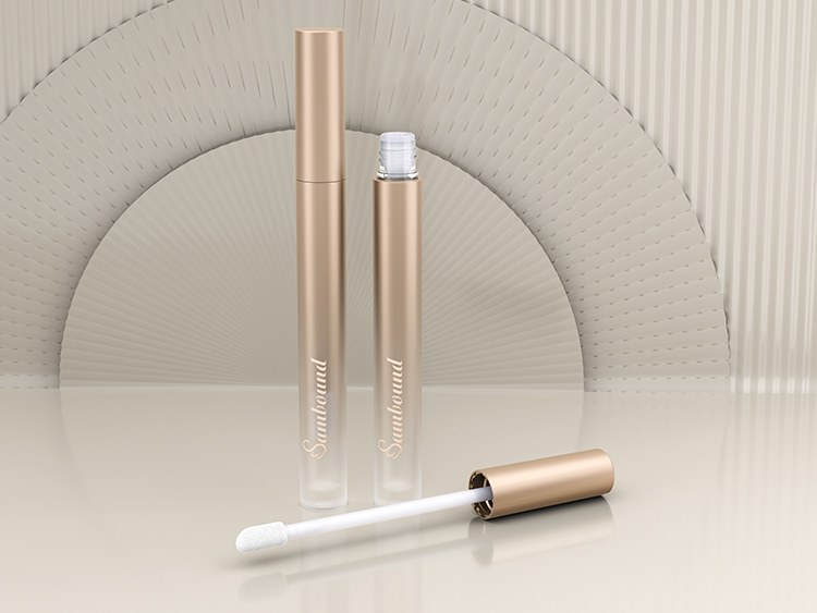 磨砂渐变空唇彩管注塑加工 磨砂渐变空唇彩管注塑加工