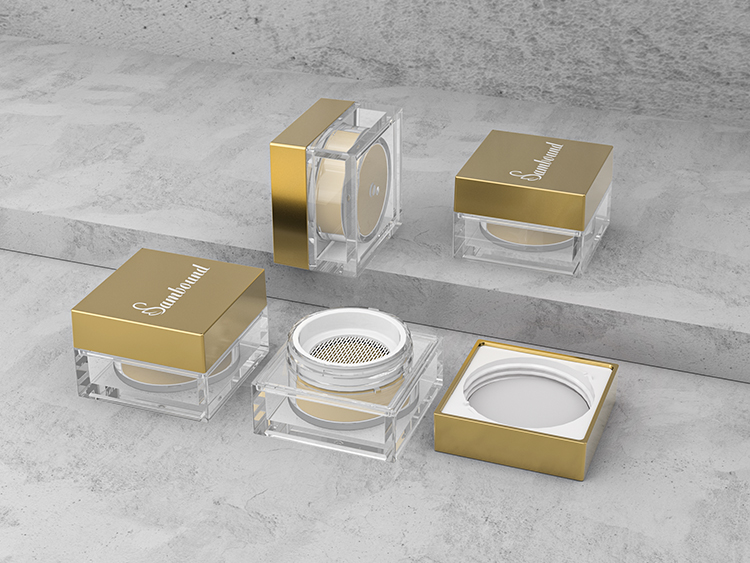 塑料蜜粉分装盒散粉盒包材注塑加工 塑料蜜粉分装盒散粉盒包材注塑加工