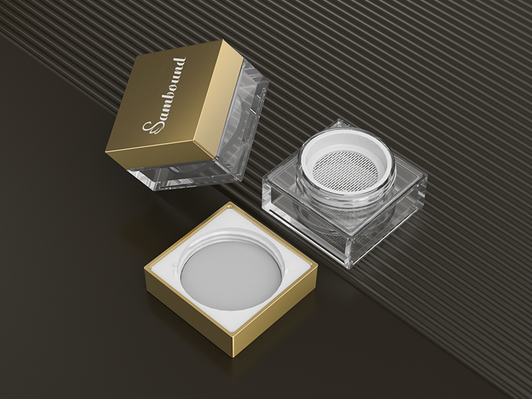 塑料蜜粉分装盒散粉盒包材注塑加工 塑料蜜粉分装盒散粉盒包材注塑加工