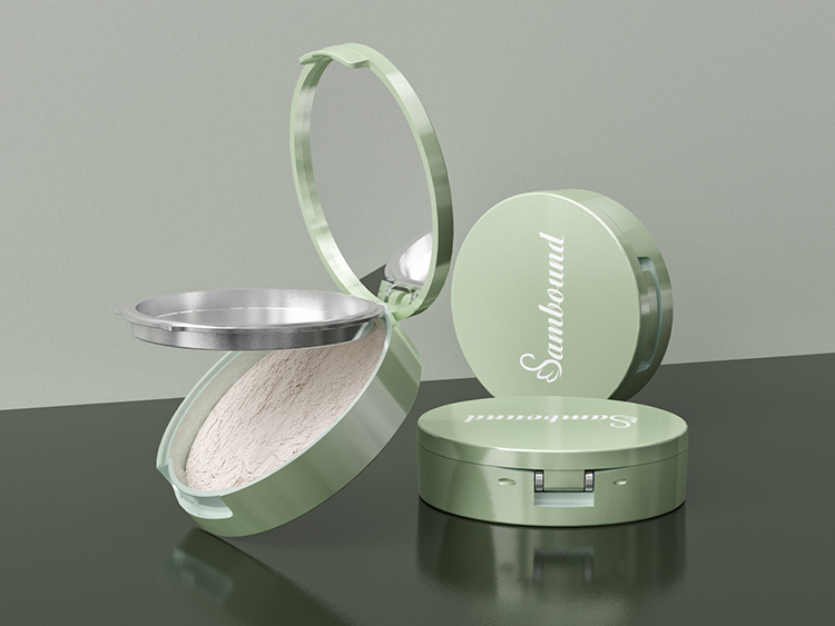 定制定妆粉饼空盒散粉空盒子 定制定妆粉饼空盒散粉空盒子