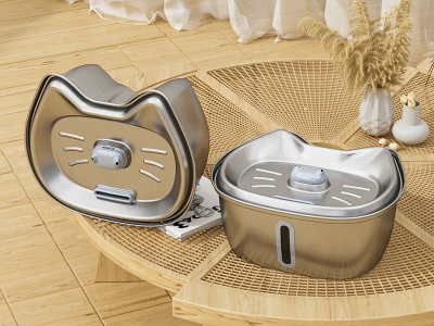 宠物不锈钢自动饮水器 宠物不锈钢自动饮水器