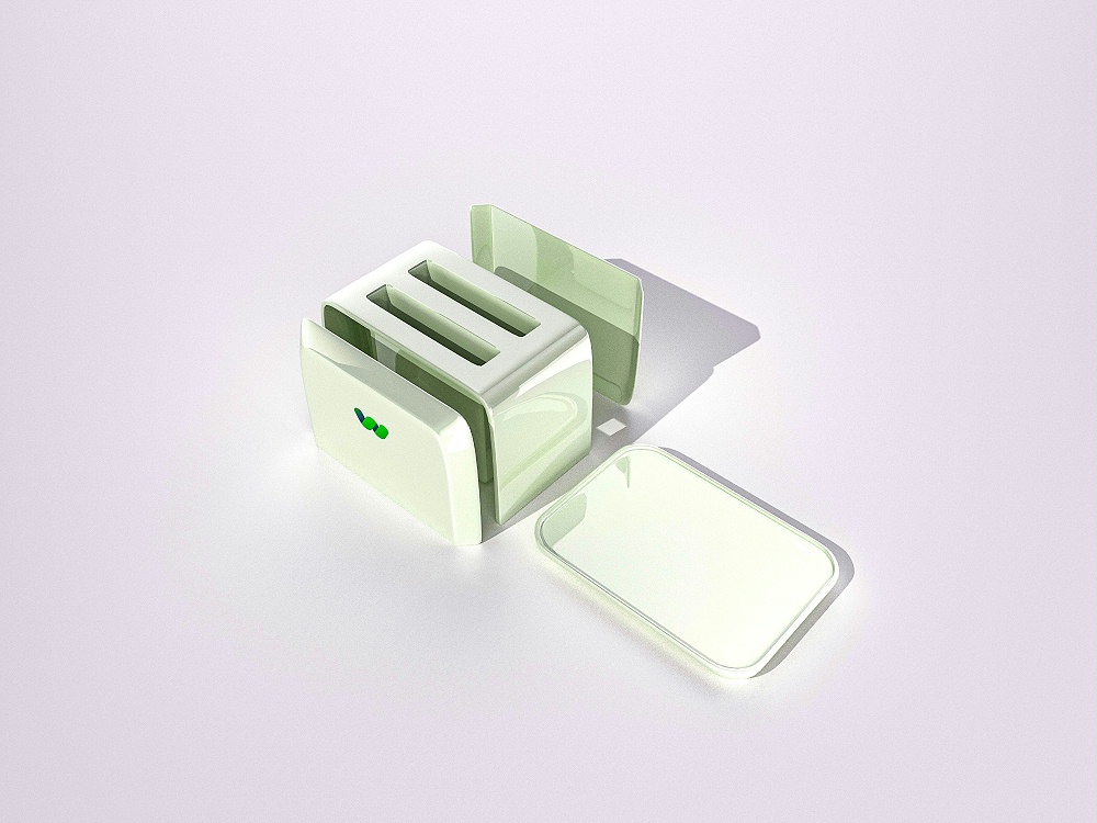 烤面包机外壳注塑成型 烤面包机外壳注塑成型