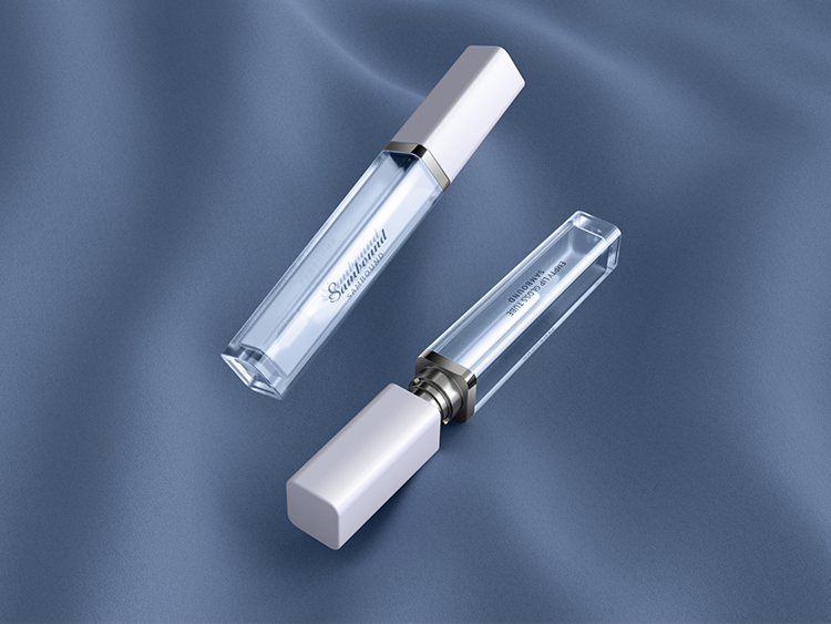 方形透明唇彩管包装定制 方形透明唇彩管包装定制